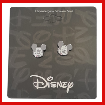 Gifts Actually - Disney Mickey Mouse Enamel Stud Earrings - In packaging