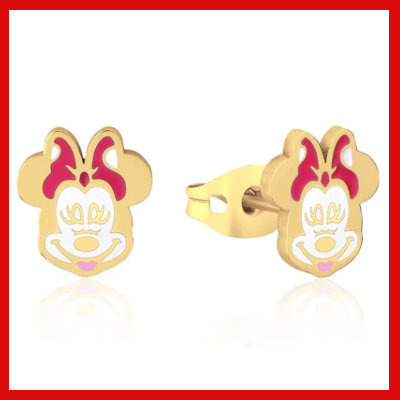 Gifts Actually - Disney Minnie Mouse Enamel Stud Earrings