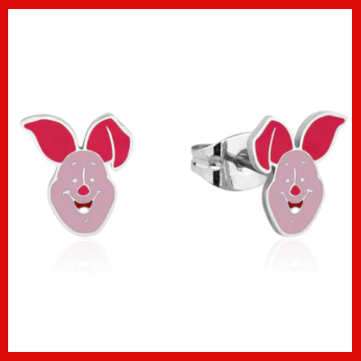 Gifts Actually - Disney Piglet (Winnie the Pooh) Enamel Stud Earrings