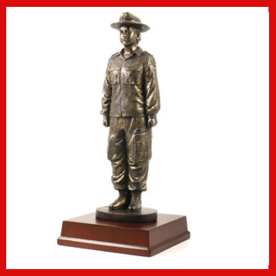 Gifts actually - Australian Army Figurine - Female Army Cadet