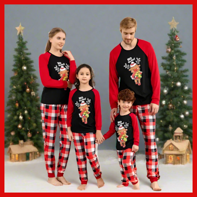 Gifts Actually - Christmas - Family Pyjamas - Ho Ho Ho (Baby reindeer) Family image
