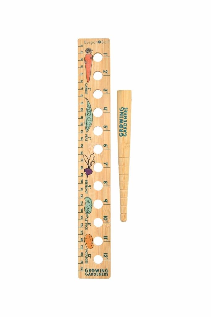 Gifts Actually - Planting ruler and Dibber - Growing Gardner