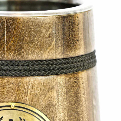 Gifts Actually - Handcrafted Spartan Inspired Beer Mug –  Recycled Wood