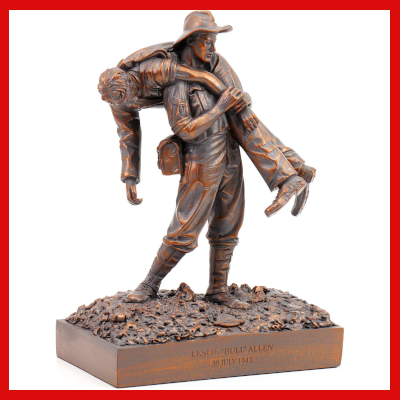 Gifts Actually - Australian Army Figurine - Leslie Bull Allen Spirit of Mateship - Front View