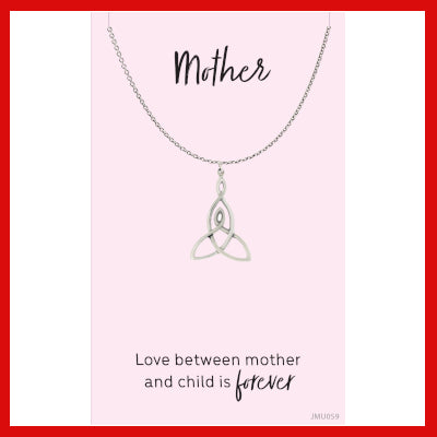 Gifts Actually - Necklace - Pewter - Mum - Mother's Knot (Celtic Symbol) - Necklace