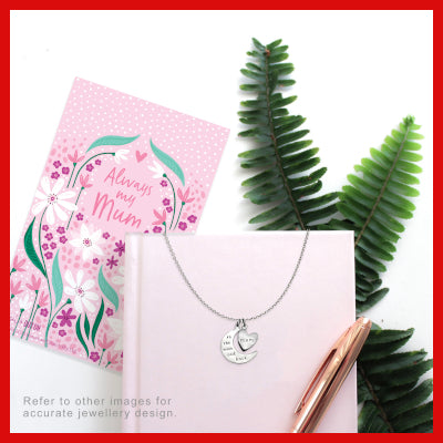 Gifts Actually - Necklace - Pewter - Mum - Infinity is Forever  -  Necklace and card Display 01