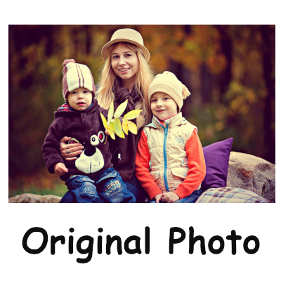 cartoon personalised photo