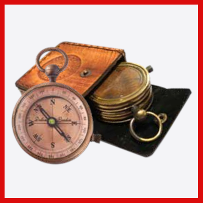Gifts Actually - Replica Dollond Copper 55mm Pocket Compass