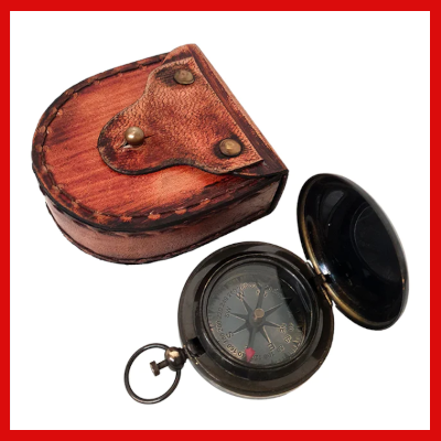 Gifts Actually - Replica Ross London- 45mm Pocket Compass with case