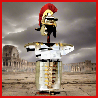 Gifts Actually - Roman Centurion Replica Armour & Helmet Set