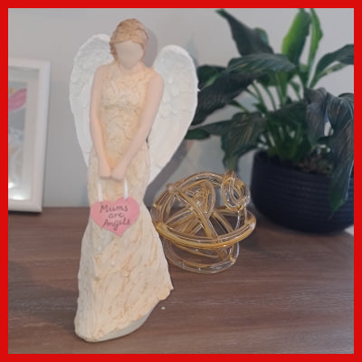 Gifts Actually - Words from the heart Figurine - Mums are Angels - On Display