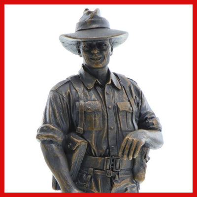 Gifts Actually - WW2 Digger Figurine (Miniature) - Closeup View
