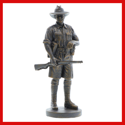 Gifts Actually - WW2 Digger Figurine (Miniature) front View