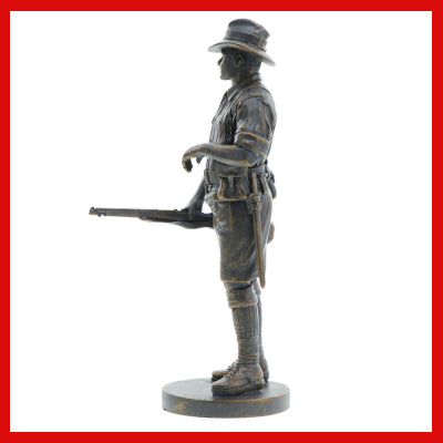 Gifts Actually - WW2 Digger Figurine (Miniature) Left View