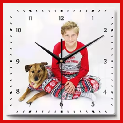 Gifts Actually - Wall Clock - Personalised Photo / Image