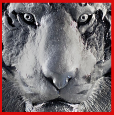 Mats Jonasson Crystal - Tiger (33567). Close-up