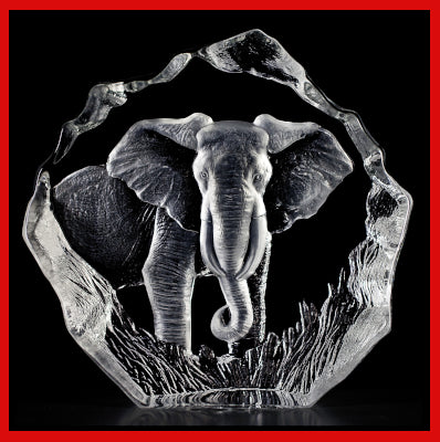 Gifts Actually-Mats Jonasson Crystal - Elephant (33631). 