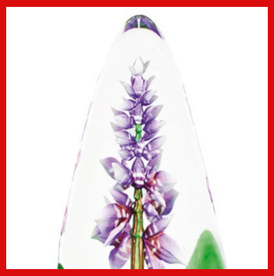 Gifts Actually - Mats Jonasson Crystal - Floral Fantasy - Red Orchid - (33819) . Close-up