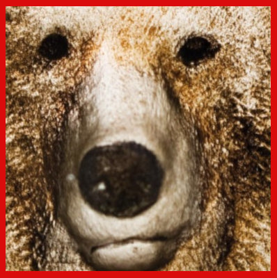 Gifts Actually - Mats Jonasson Crystal - Brown Bear (w/cub) (33889). Close-up