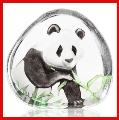Gifts Actually - Mats Jonasson Crystal - Panda (33937).