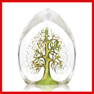 Gifts Actually - Mats Jonasson Crystal - Tree of Life Green - (Yggdrasil) (34040)