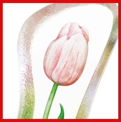 Gifts Actually - Mats Jonasson Crystal - Floral Fantasy - Tulip (34013) - Close-up