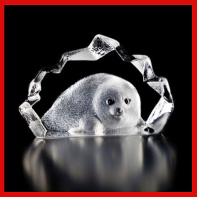 Gifts Actually - Mats Jonasson Crystal - Baby Seal (88100)