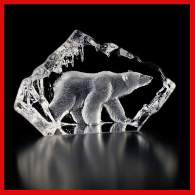 Gifts Actually - Mats Jonasson Crystal - Polar Bear (88117)