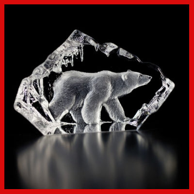 Mats Jonasson Crystal | Polar Bear (88117) | Gifts Actually
