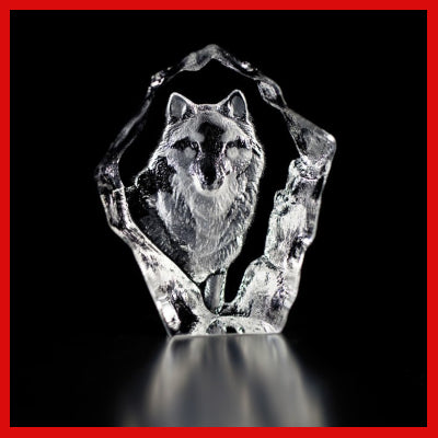 Gifts Actually - Mats Jonasson Crystal - Wolf (88128)