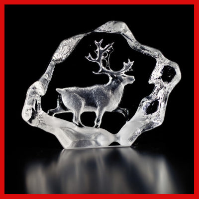 Gifts Actually - Mats Jonasson Crystal - Reindeer (88138)