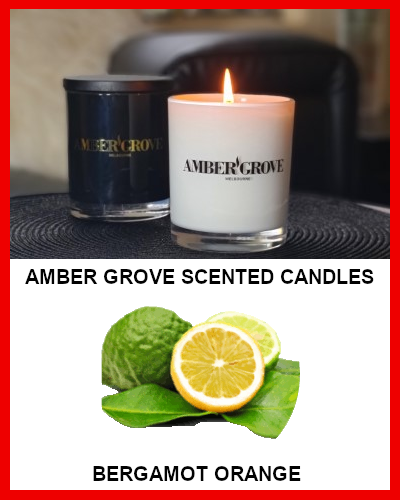 Gifts Actually - Amber Grove Soy Wax Candle - Bergamot Orange