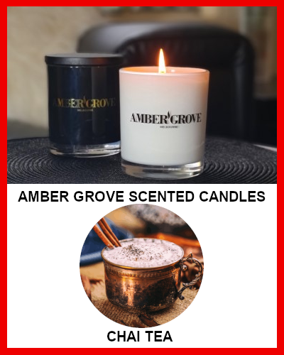 Gifts Actually - Amber Grove Soy Wax Candle - Chai Tea