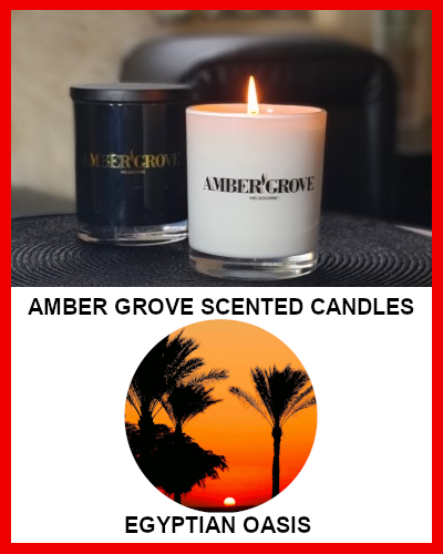 Gifts Actually - Amber Grove Soy Wax Candle - Egyptian Oasis