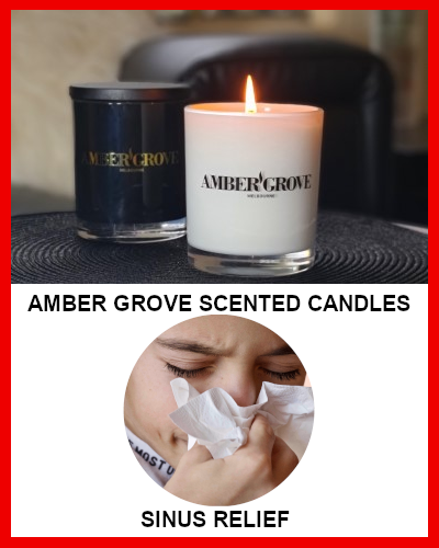 Gifts Actually - Amber Grove Soy Wax Candle - Sinus Relief