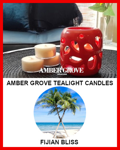 Gifts Actually - Amber Grove Scented Tealight Candle - Fijian Bliss
