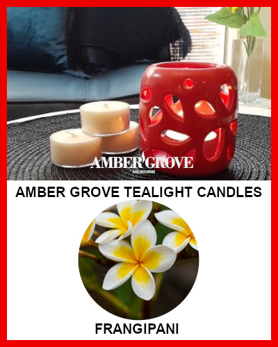 Gifts Actually - Amber Grove Scented Tealight Candle - Gardenia