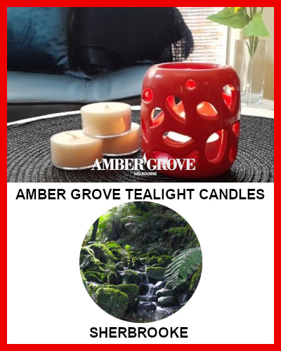 Gifts Actually - Amber Grove Scented Tealight Candle - Sherbrooke (Forest)