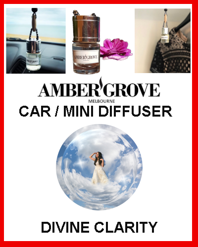 Gifts Actually - Amber Grove Mini Car Diffuser - Divine Clarity Fragrance