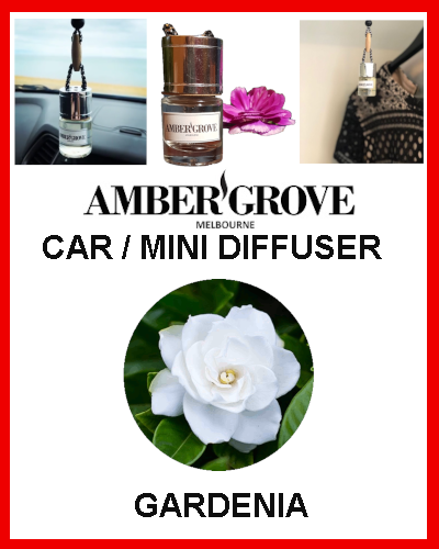 Gifts Actually - Mini Car Diffuser - Gardenia Fragrance - Amber Grove