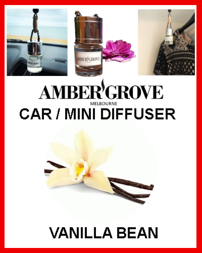 Gifts Actually - Amber Grove Mini Car Diffuser - Vanilla Bean Fragrance