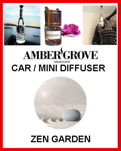 Gifts Actually - Mini Car Diffuser - Zen Garden Fragrance - Amber Grove