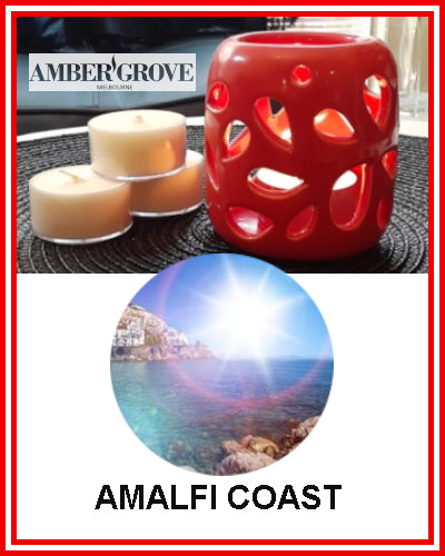Gifts Actually - Amber Grove Soy Wax Tealight Candle - Amalfi Coast