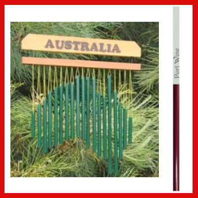 Gifts Actually - Harmony Wind chime - Australia Chime - Port Wine