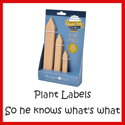 Gifts Actually - Burgon & Ball - Father's Day Gardening Pack - Planting labels