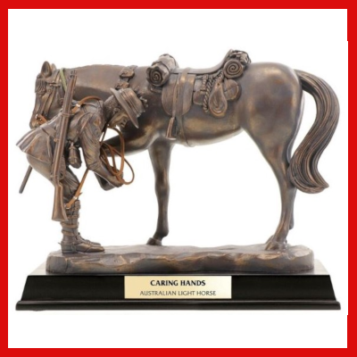 Gifts Actually - Caring Hands - Australian Light Horse Figurine