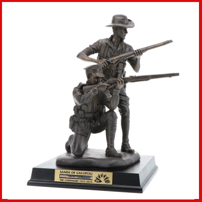 Gifts Actually - Centenary Of Gallipoli  - Sands Of Gallipoli (SOG) - Their Spirit Figurine