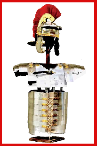 Gifts Actually - Roman Centurion Replica Armour & Helmet Set