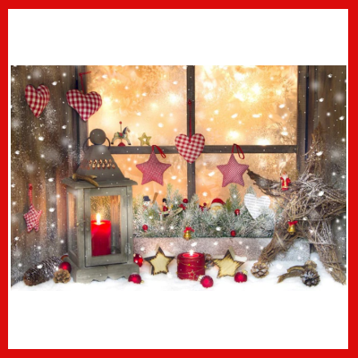 Gifts Actually - Paint By Numbers (DIY Paint kit) - Christmas scene (Window)