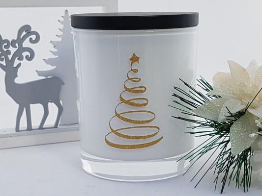Amber Grove - Soy Wax Candle - Christmas - Christmas Tree Design